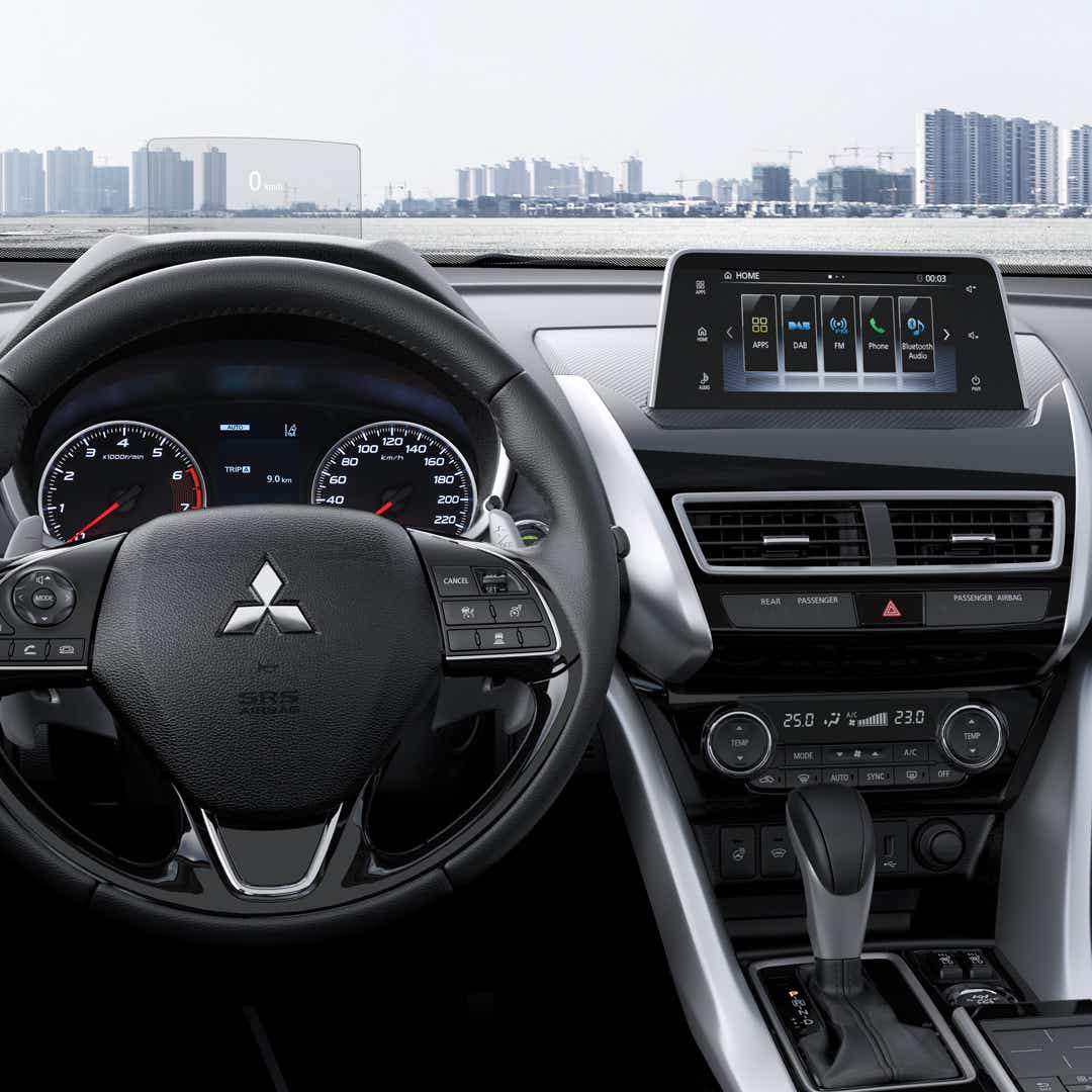 Foto: Førermiljø i Mitsubishi biler er alltid hyggelig