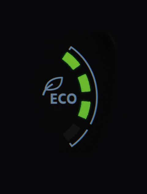 Foto: Space Star eco-indikasjon i dashbordet