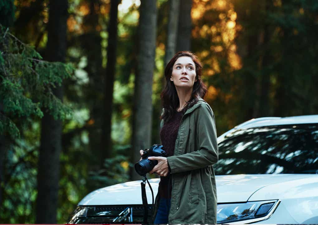 Foto: Mitsubishi Outlander PHEV som er parkert